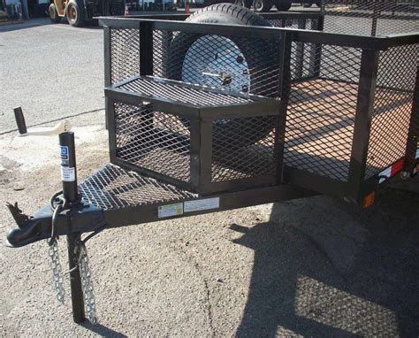 expanded metal trailer tongue box|trailer tongue box harbor freight.